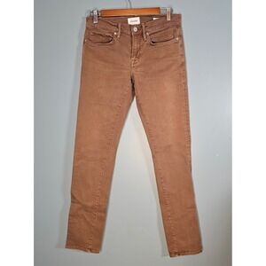 Frame Denim L'Homme Slim Mid-Rise Garage Walnut Brown Jeans Men's 29